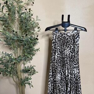 Do + Be leopard print flowy skirt